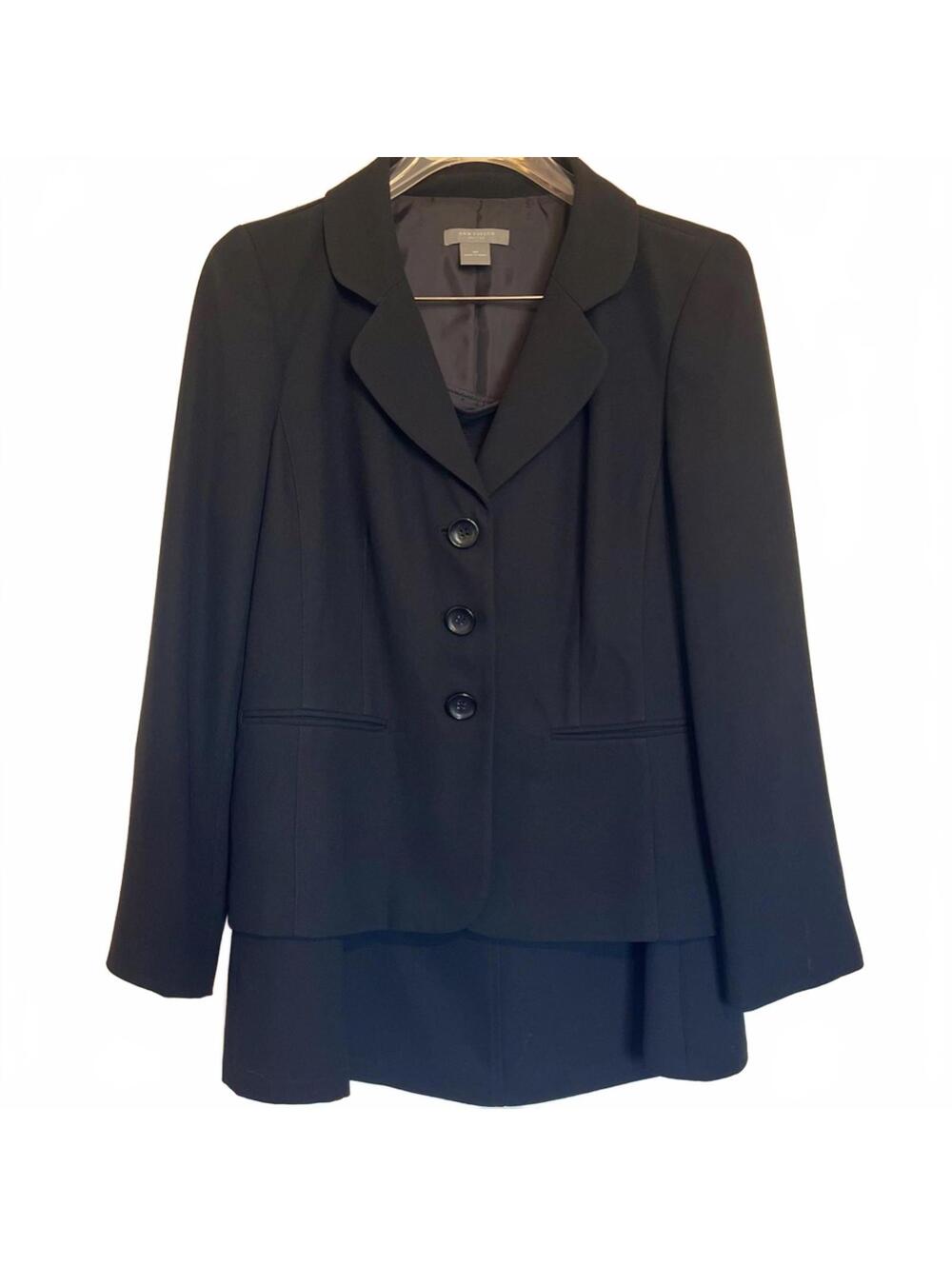 Ann Taylor 2-Piece Skirt Suit – 3 Button Blazer Career Set